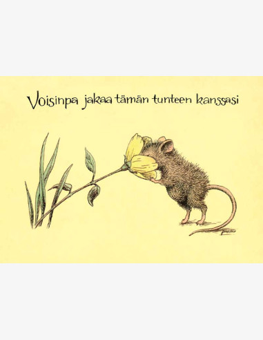 Voisinpa jakaa tämän tunteen kanssasi