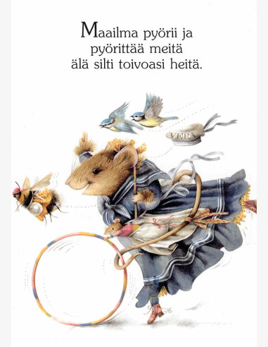 Marjolein Bastin -Vera the Mouse-postikortti